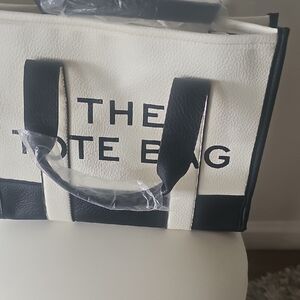 Black and White Tote Bag